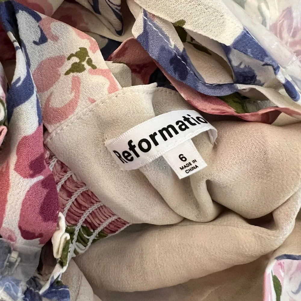 🥳🥳SALE🥳🥳Reformation Niara Dress in Donna - Picture 4 of 13